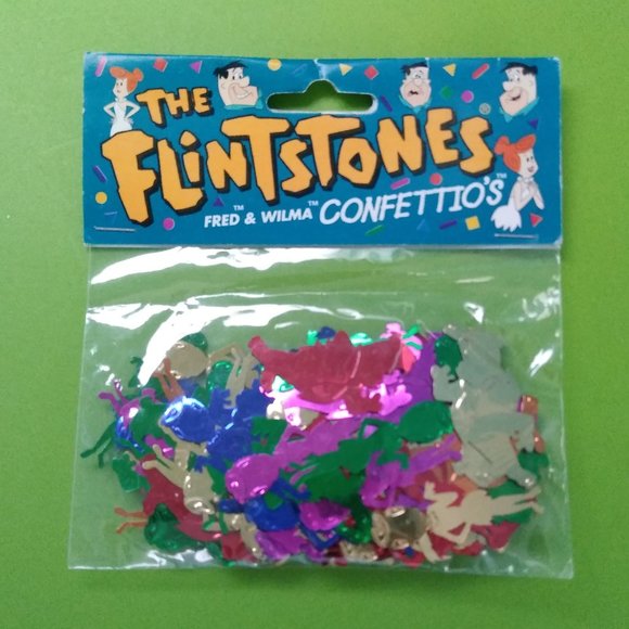 Vintage 1996 The Flintstones Confettio's - Picture 1 of 1